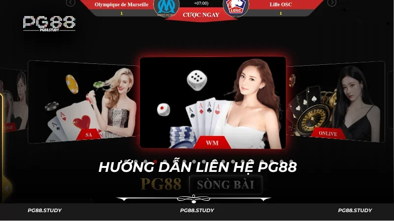 Các bước tiến hành liên hệ nhà cái PG88