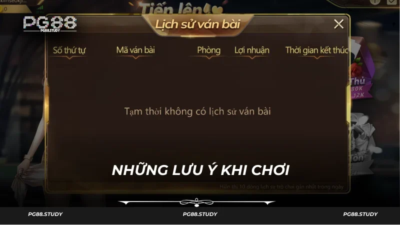 Lưu ý thuộc lòng luật chơi trước khi nhập cuộc